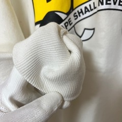 A BATHING APE アベイシングエイプ スウェットパーカー ホワイト Lの画像