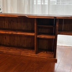 写真追加！手作り 杉の木シェルフの画像