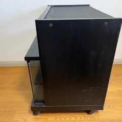 テレビ台　黒色　中古品の画像