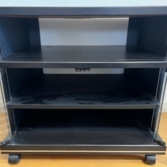 テレビ台　黒色　中古品の画像