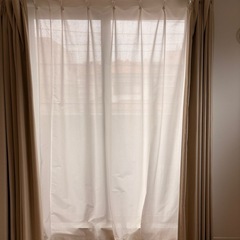 12/22引取限定　
カーテン・レースカーテンセットの画像