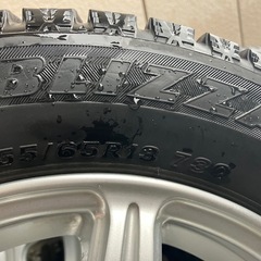 ⓶軽スタッドレスタイヤ　155/65R13の画像