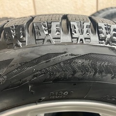 ⓶軽スタッドレスタイヤ　155/65R13の画像