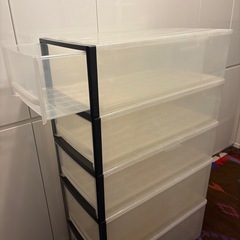 【貰って下さい🙇‍♀️】衣装ケース　5段の画像