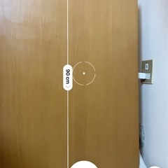 折りたたみローテーブル｜木目調｜約90×60cm｜省スペース「引っ越し整理のため出品」の画像