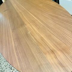 STOCKHOLM ストックホルム コーヒーテーブル ウォールナット材突き板 センターテーブル ローテーブル リビングテーブル オーバルテーブル 北欧家具 IKEA イケア リビング インテリア Center Table Low Table Living Table Oval Table Nordic Furniture IKEA Walnut Veneerの画像