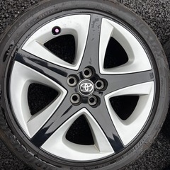 50プリウス ツーリング 17インチ 純正ホイール 美品の画像