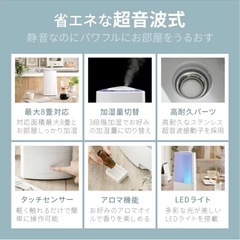 モダンデコ　加湿器　超音波式の画像