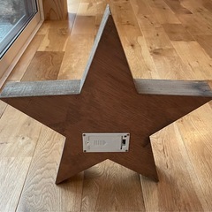 星型　オブジェ　照明の画像