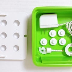 【おうちで簡単！家庭菜園】ユーイング 水耕栽培器 Green Farm Cube グリーンの画像