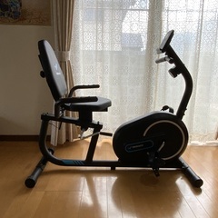 フィットネスバイク リカンベントバイク MERACHマグネット式 8段階負荷調節の画像