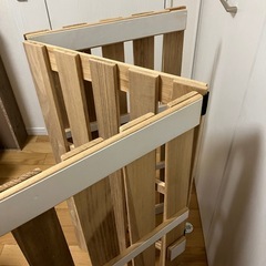 【引取先決定】すのこ シングル 折り畳み　保護マット付きの画像