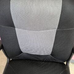 事務椅子　黒　ブラック　グレー　ワークチェア　オフィスチェア　回転イスの画像