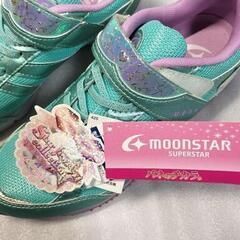 MoonStar ムーンスター バネのチカラ ミント スタージュエリーコレクション 新品未使用 23cm 2E タグ付きの画像