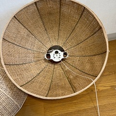 籠型　照明セット　(２つセットです)の画像