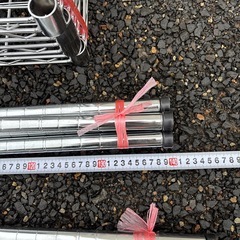 メタルラック　支柱高さ180・140　2組セットの画像