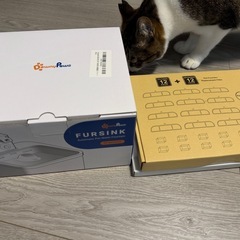 コードレス猫用給水器 充電式の画像