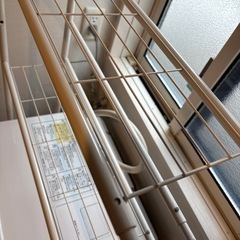 12/22まで　無料お譲り　洗濯機上の収納ラック　2段式ラックの画像