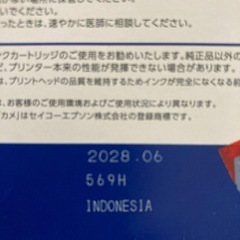 EPSON  純正　カメ　増量タイプ　６色セットL　　の画像