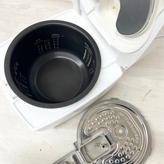 M【中古品】MITSUBISHI 三菱 IHジャー 炊飯器 NJ-VE107-W 5.5合炊き 2017年製　キッチン家電の画像