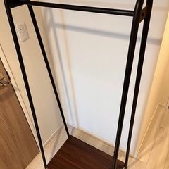 【使用歴半年未満！】山善ハンガーラックの画像