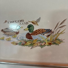 レトロ☆カルガモランド☆電気加温トレー美品の画像