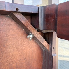 【脚取り外し可】重厚な唐木風 座卓✨大型ローテーブル/センターテーブル【収納便利】 の画像