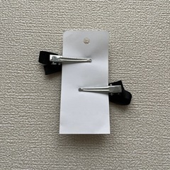 ブラックヘアピン 2個セットの画像