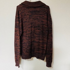 CONFUSE コンフューズ メンズ カーディガン ブラウン 茶色 ボタン Mの画像