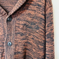 CONFUSE コンフューズ メンズ カーディガン ブラウン 茶色 ボタン Mの画像