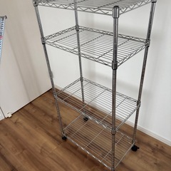 メタルラック　キャスター付きの画像