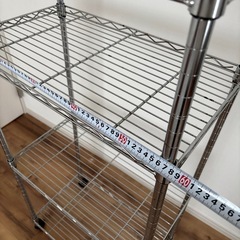 メタルラック　キャスター付きの画像