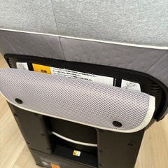 【360°回転】新生児　ISOFIX　アップリカ　クルリラAD グレー　チャイルドシートの画像