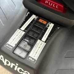 【360°回転】新生児　ISOFIX　アップリカ　クルリラAD グレー　チャイルドシートの画像