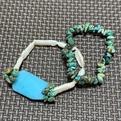 選べるクリスマスプレゼント☆ゴムブレスレット☆天然石や蓄光ビーズなどの画像