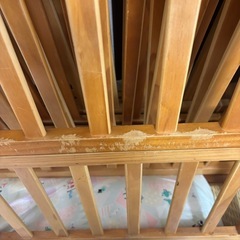 木製ベビーサークルの画像