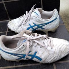 子供用アシックスASICSサッカースパイク24.5cm中古品の画像