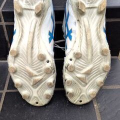 子供用アシックスASICSサッカースパイク24.5cm中古品の画像