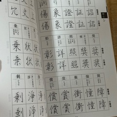 年賀状にいかがですか？【０円でお譲りします】楷書行書辞典の画像