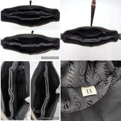 美品 PRADA プラダ メタルハンドル ハンドバッグ  セミ ワンショルダー ホーボー archive アーカイブ  Y2K トライアングル 三角ロゴプレートの画像