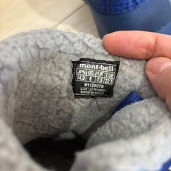 【ほぼ未使用】モンベル　スノーブーツ　 14cmの画像