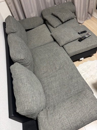 ［決定]3人がけソファ　オットマン付き