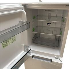 【2024年製/超美品】SHARP ガラスドア 冷蔵庫 152L プラズマクラスター搭載（SJ-GD15K-W）の画像