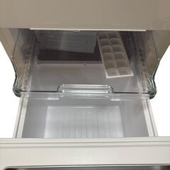 【2024年製/超美品】SHARP ガラスドア 冷蔵庫 152L プラズマクラスター搭載（SJ-GD15K-W）の画像