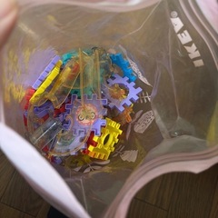 ギア型ブロックおもちゃ 大量セットの画像