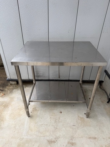 【中古】業務用ステンレス作業台
