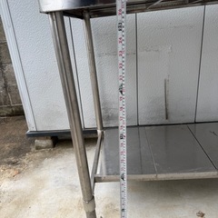 問い合わせ多数、早い者勝ち！12/31まで　厨房機器業務用SUS作業台の画像