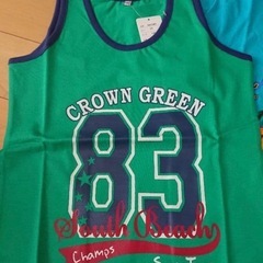 新品他/ノースリ:Tシャツ2枚セット/130の画像