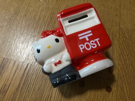 キティちゃん貯金箱 ポスト型 (れい) 追分のノベルティグッズの中古