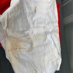 朱色襦袢と腰巻きの画像